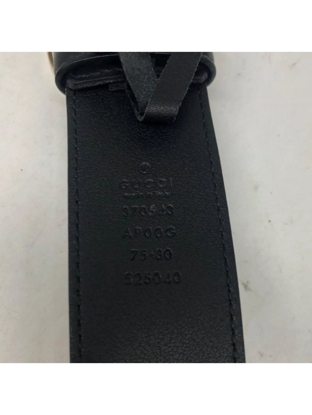 Gucci Belt Interlocking GG Gold Buckle - Picture 10 of 12